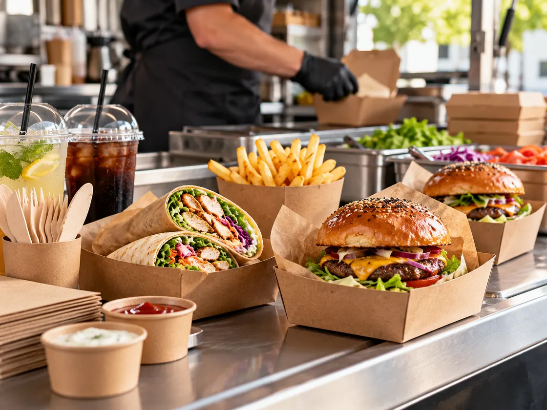 Food truckok: illusztráció az adott vállalkozástípus beszerzéséről és kínálatáról